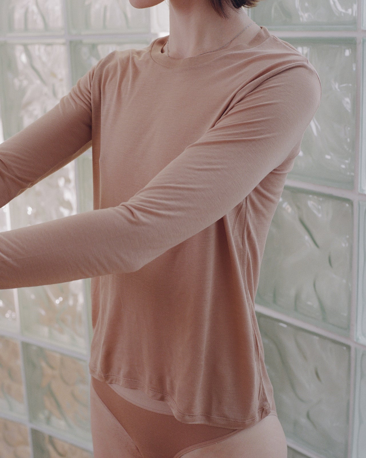 Longsleeve Tee - Bamboo Jersey - Aural