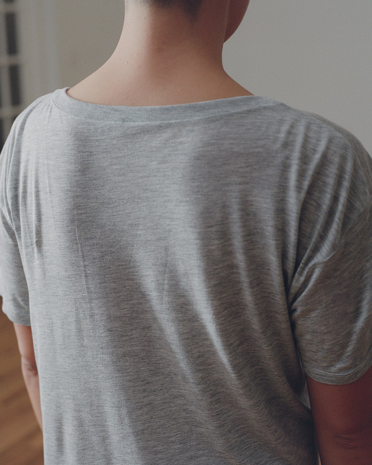 Loose Tee - Bamboo Jersey - Grey Melange