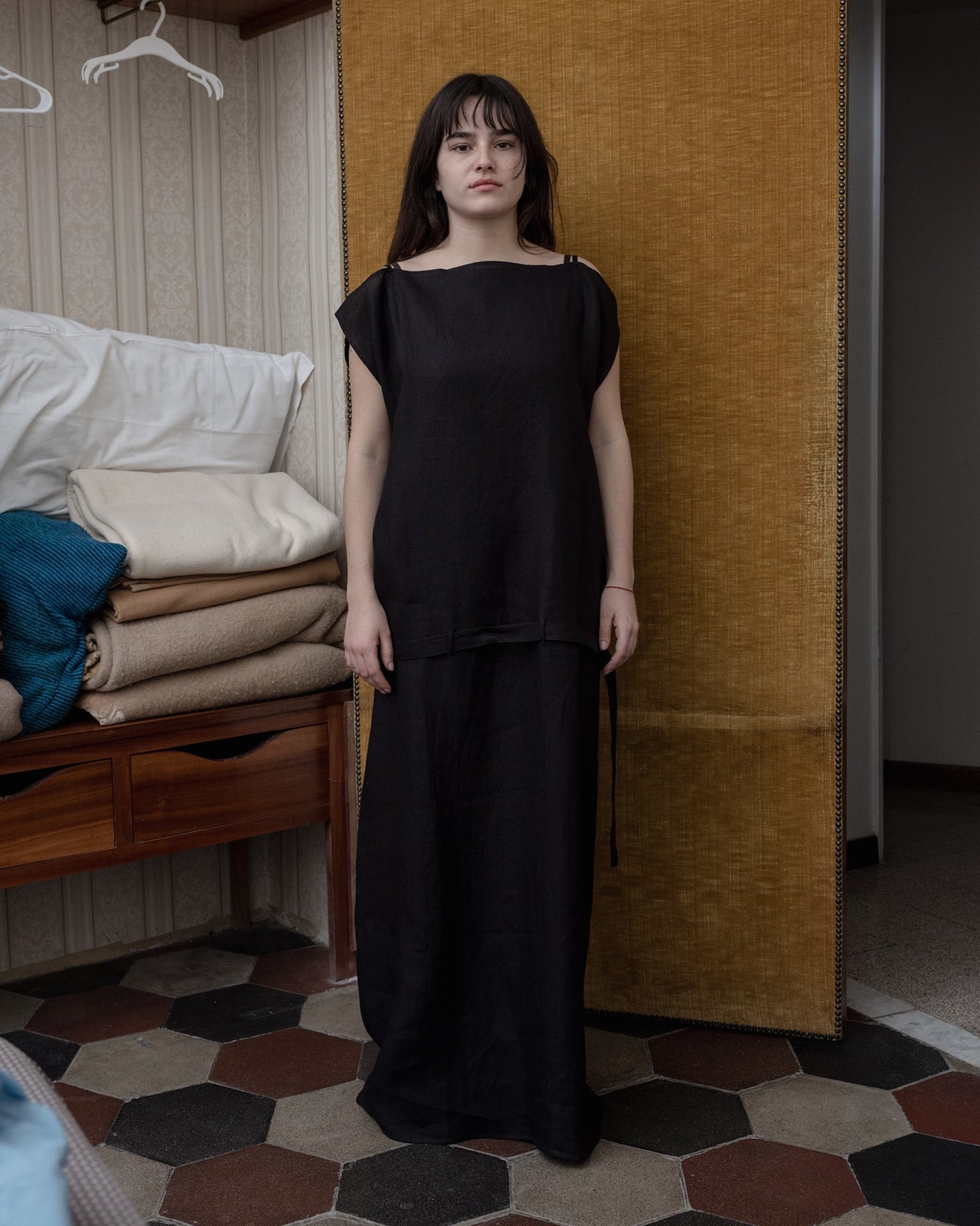 Leo Dress - Hemp - Black - WT23