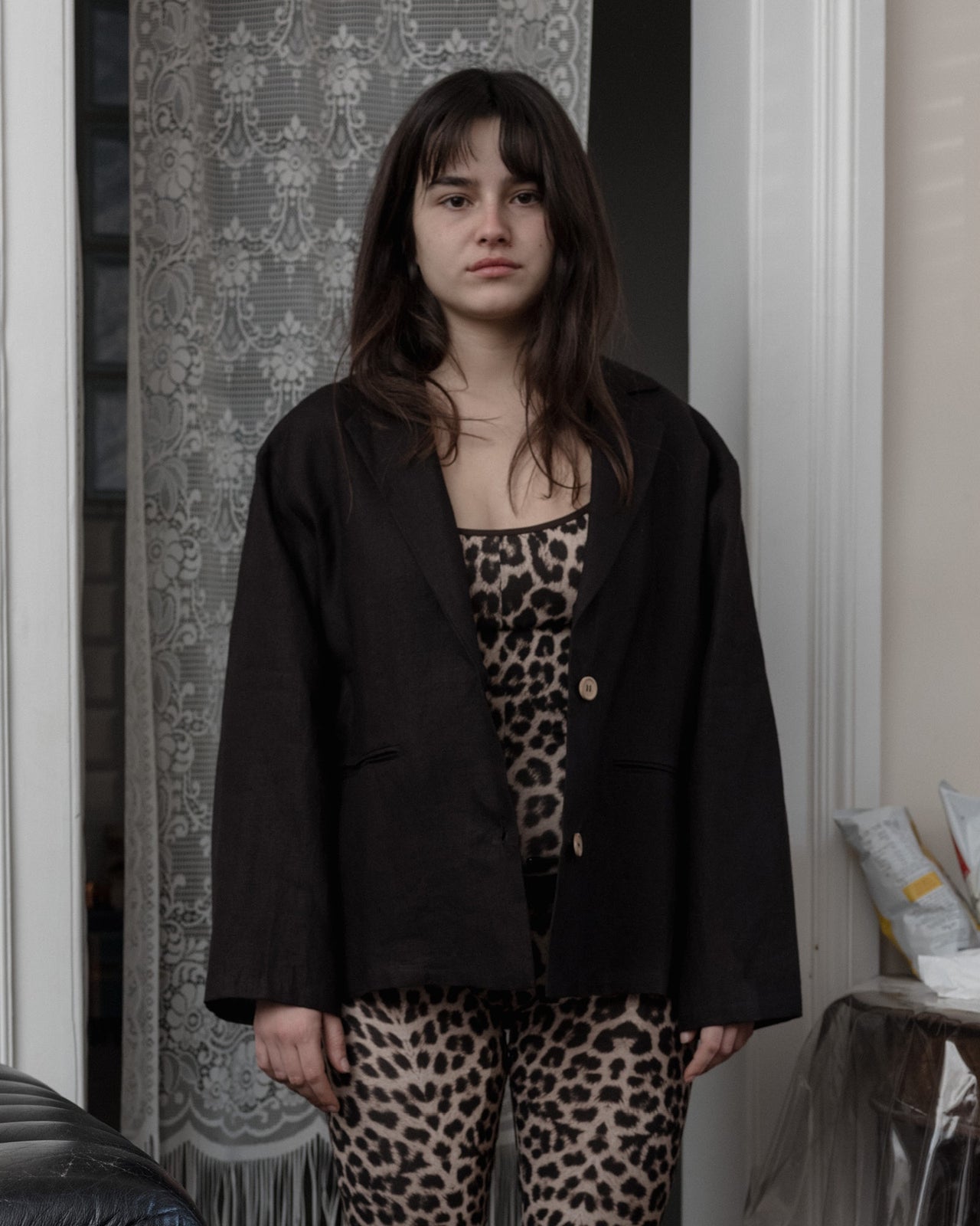 Leo Jacket - Hemp - Black - WT23