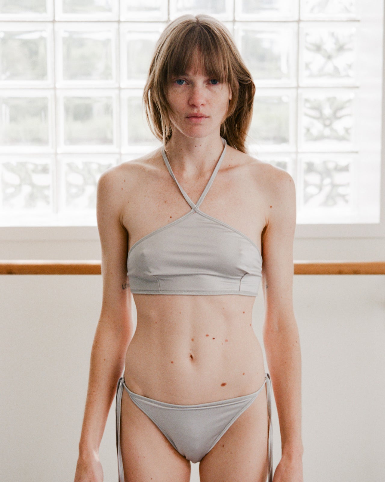 Ligo Wrap Swim Top - Terry Cotton - Ven Orange - SU23