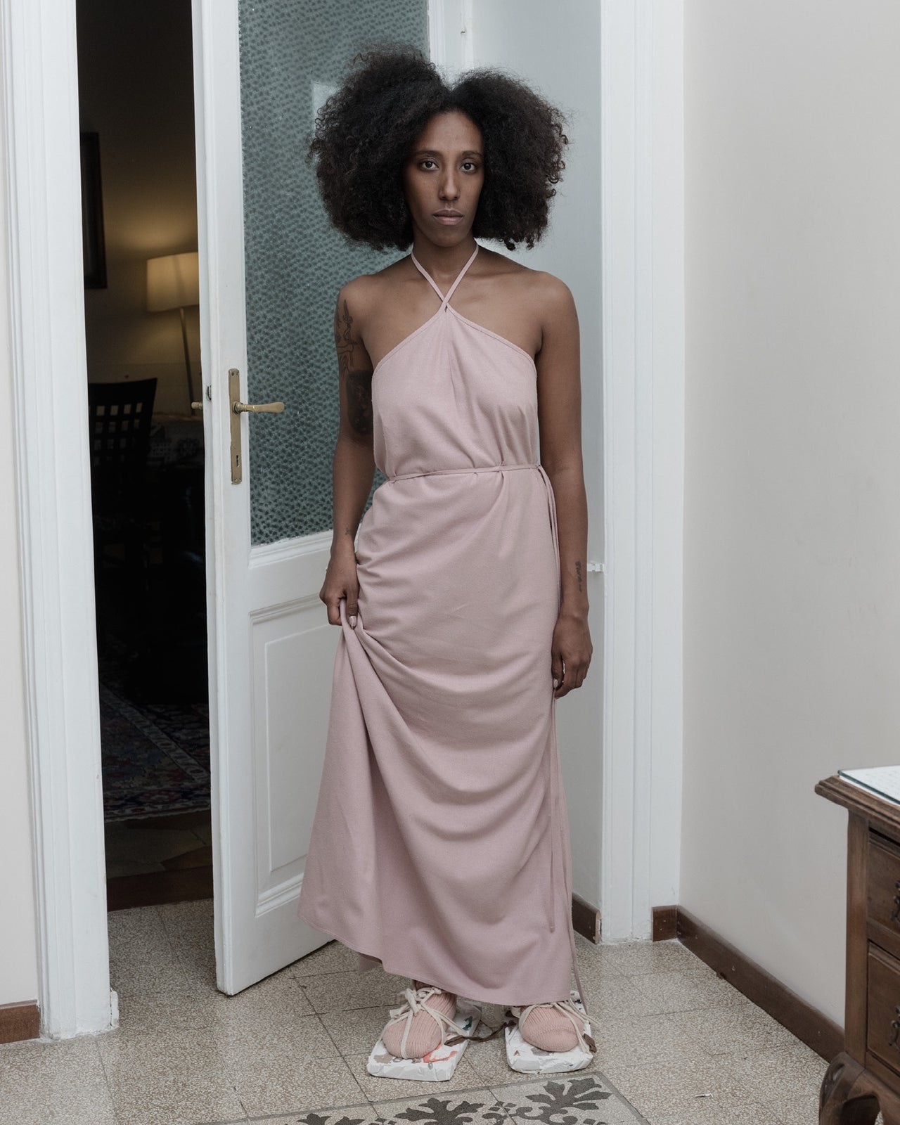 Ligo Dress - Wild Silk - Pompei Rose - WT23