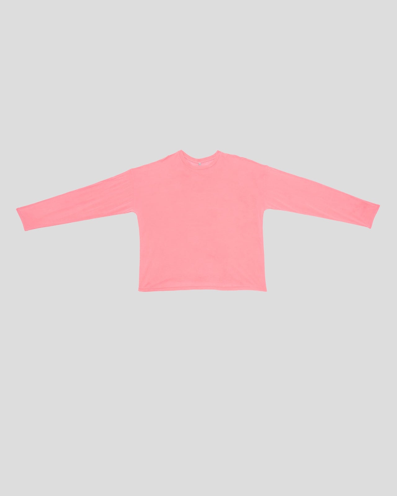 Loose Longsleeve Tee - Bamboo Lyocell - Ruby - WT22