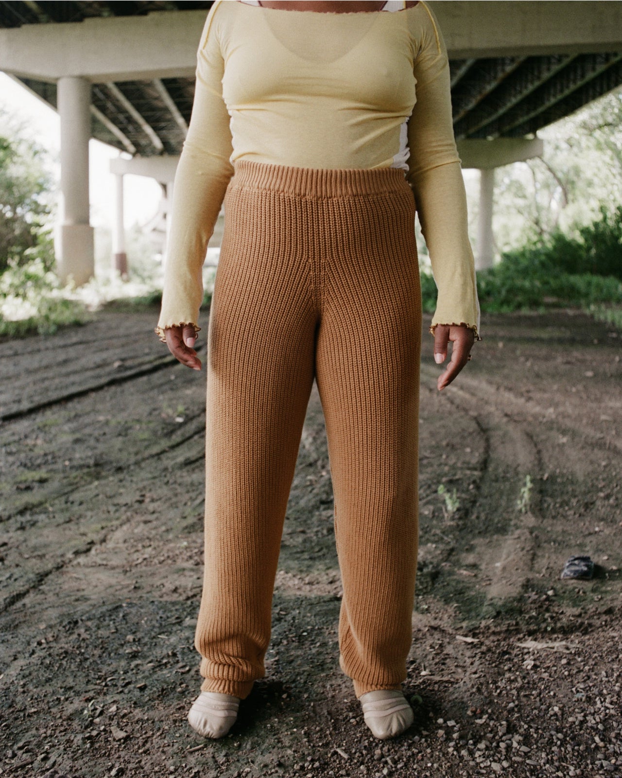 Mea Pants - Organic Cotton - Burnt Yellow - SU23