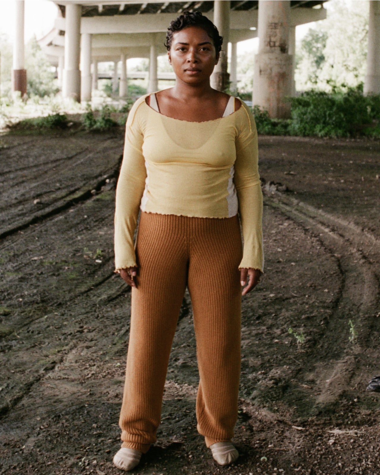 Mea Pants - Organic Cotton - Burnt Yellow - SU23