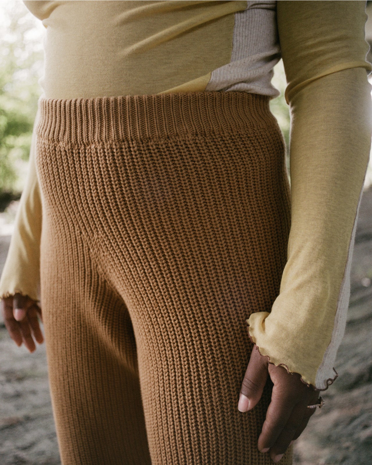 Mea Pants - Organic Cotton - Burnt Yellow - SU23