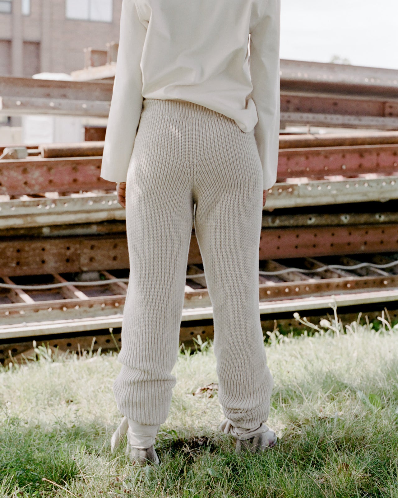 Mea Pants - Organic Cotton - Sand Melange - SU22