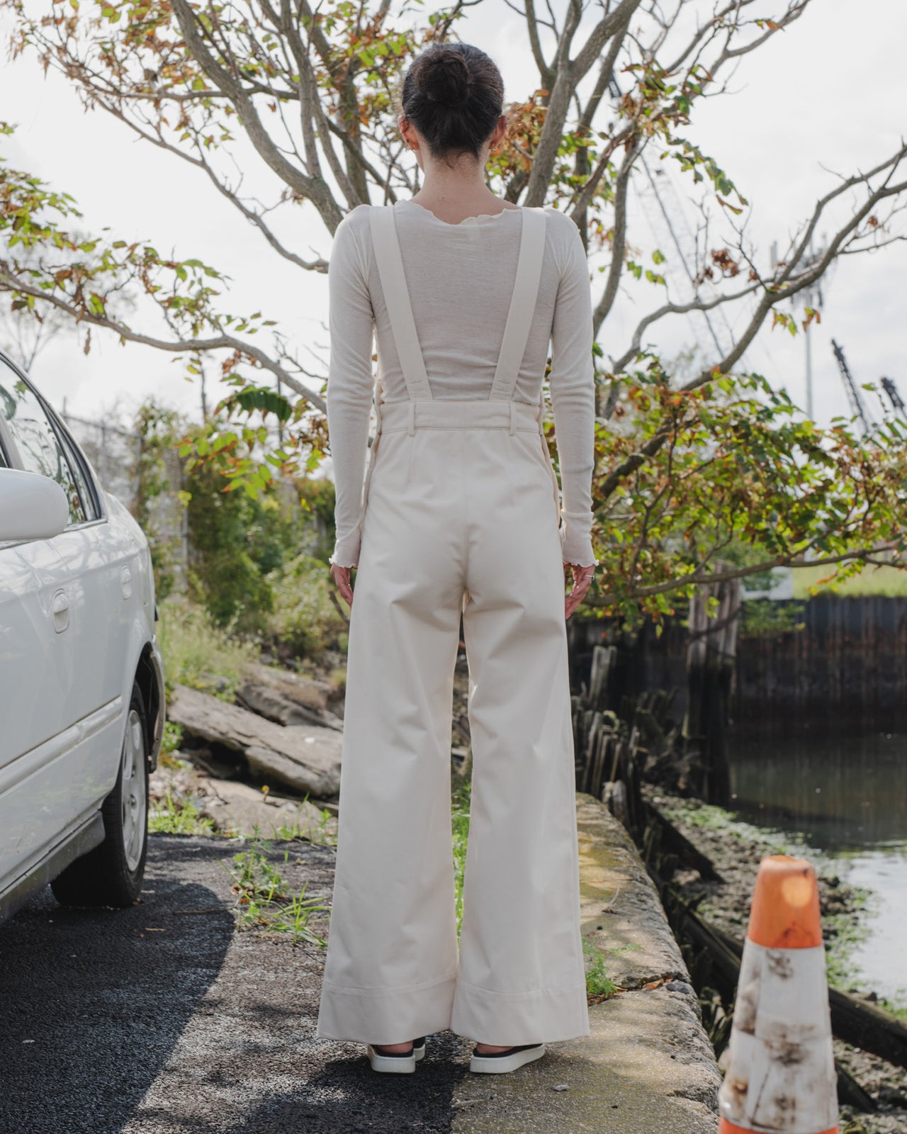 Navalo Overall - Denim - Ecru - SU21