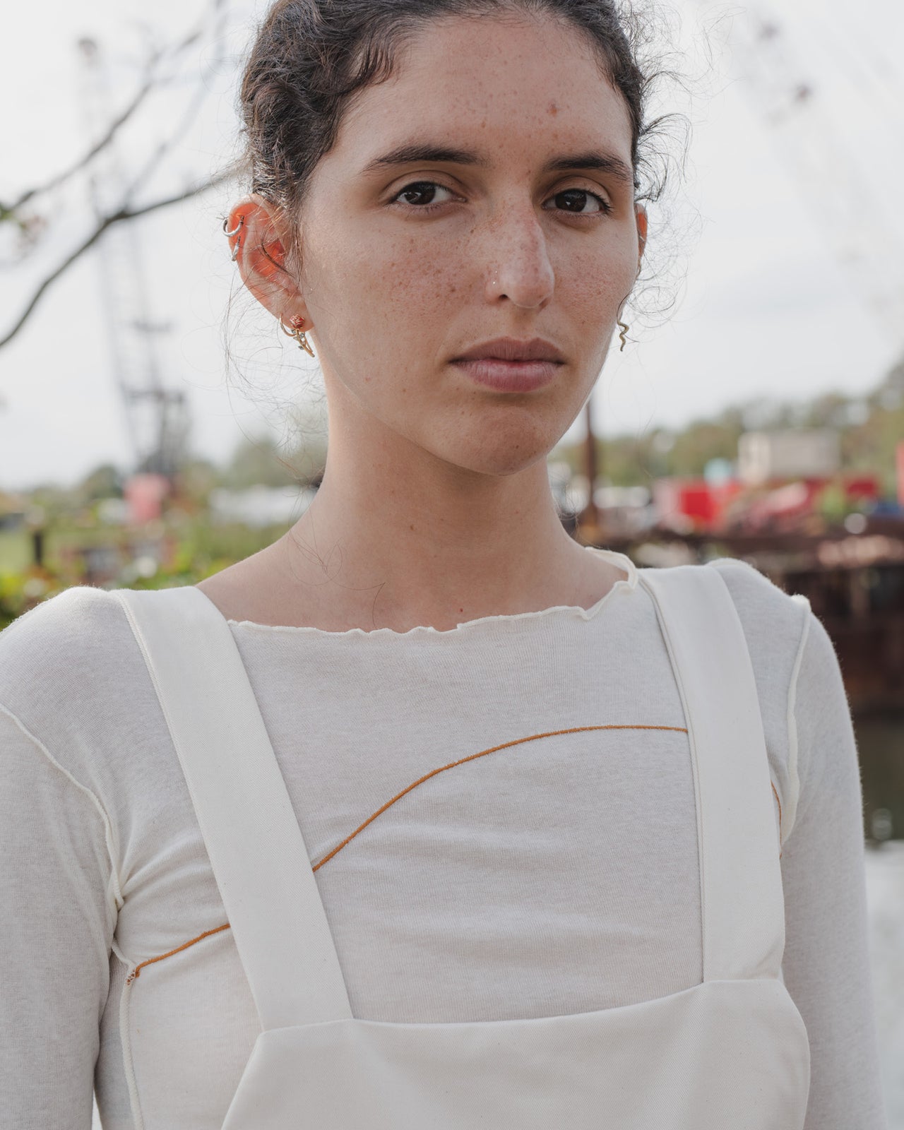 Navalo Overall - Denim - Ecru - SU21