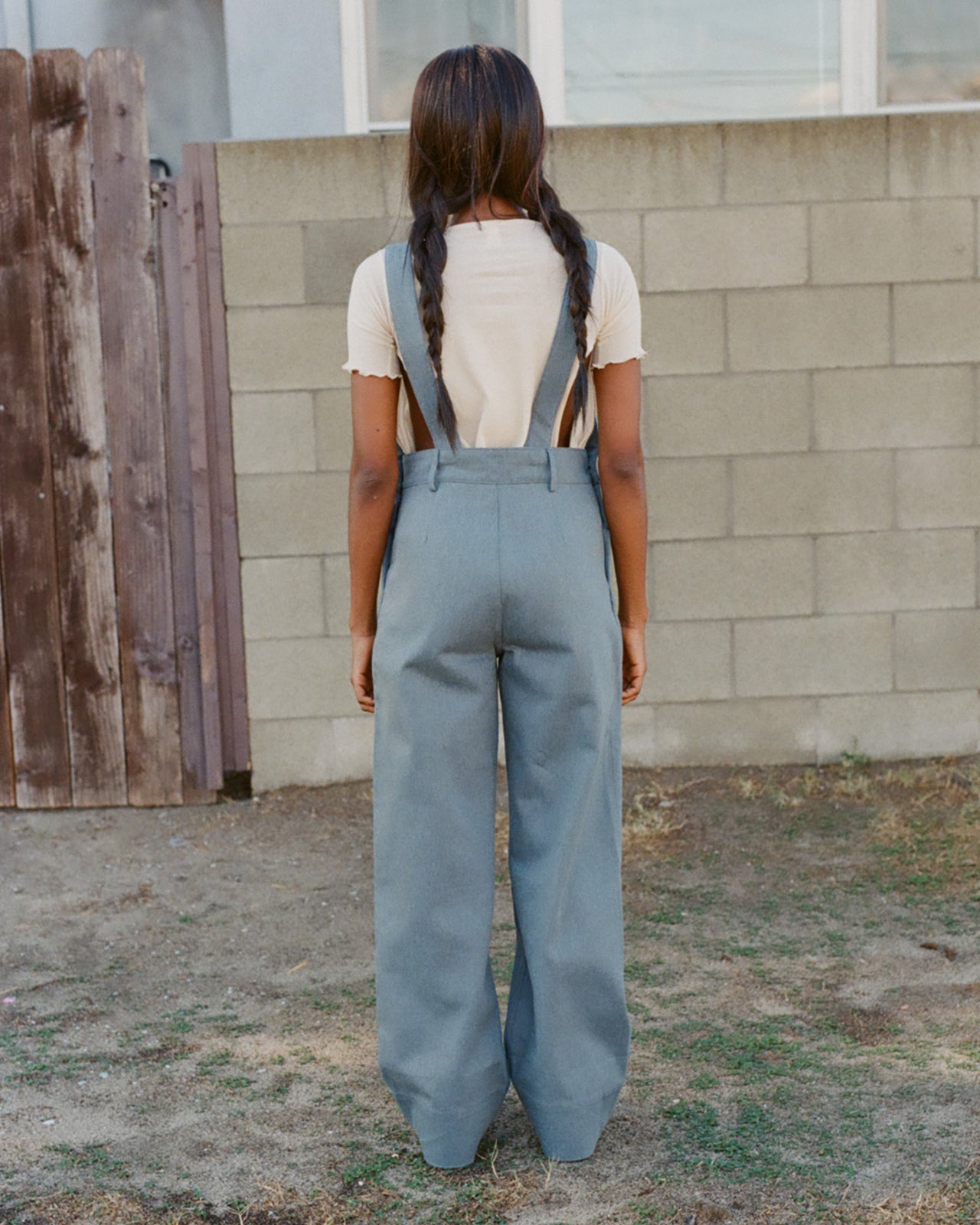 Navalo Jumpsuit - Recycled Cotton and Denim - Dark Grey - AU21