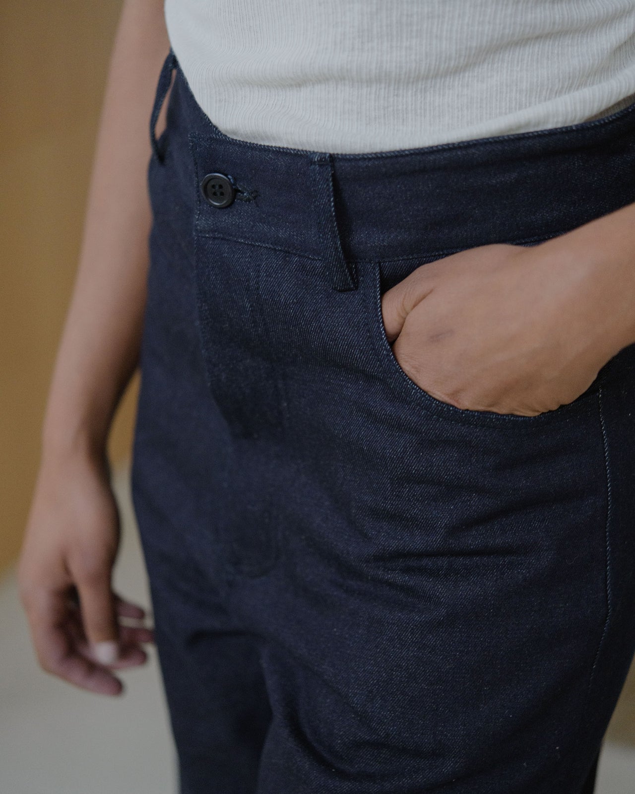 Navalo Pants - Brushed Denim - Raw Blue Denim - SP23