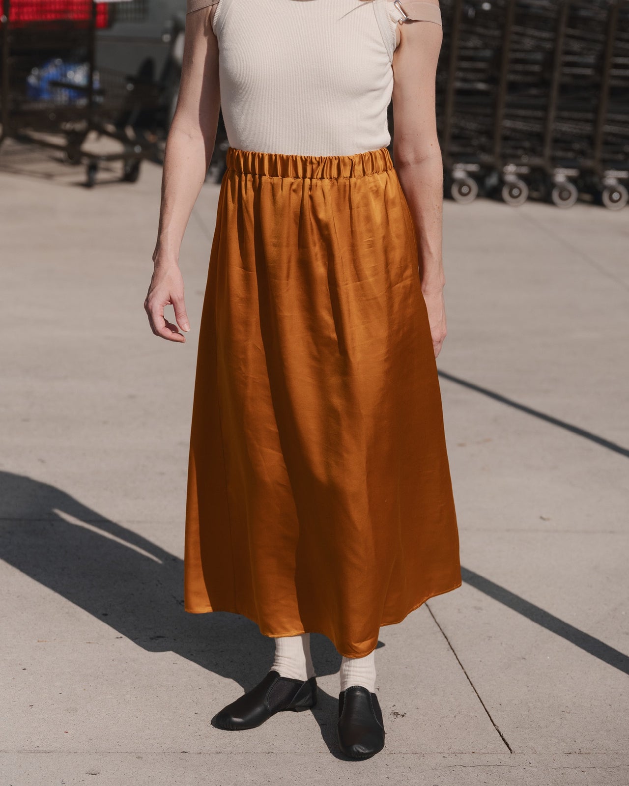Neil Skirt - Viscose - Mina Copper