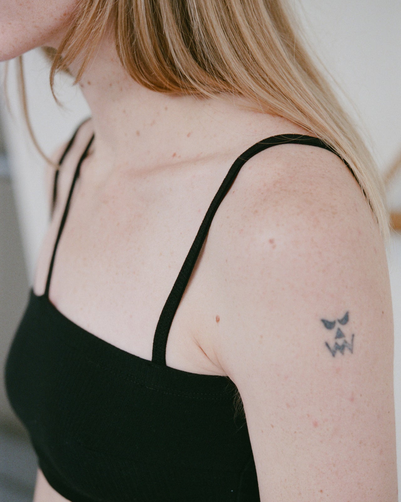 Nida Bra - Cotton Rib - Black