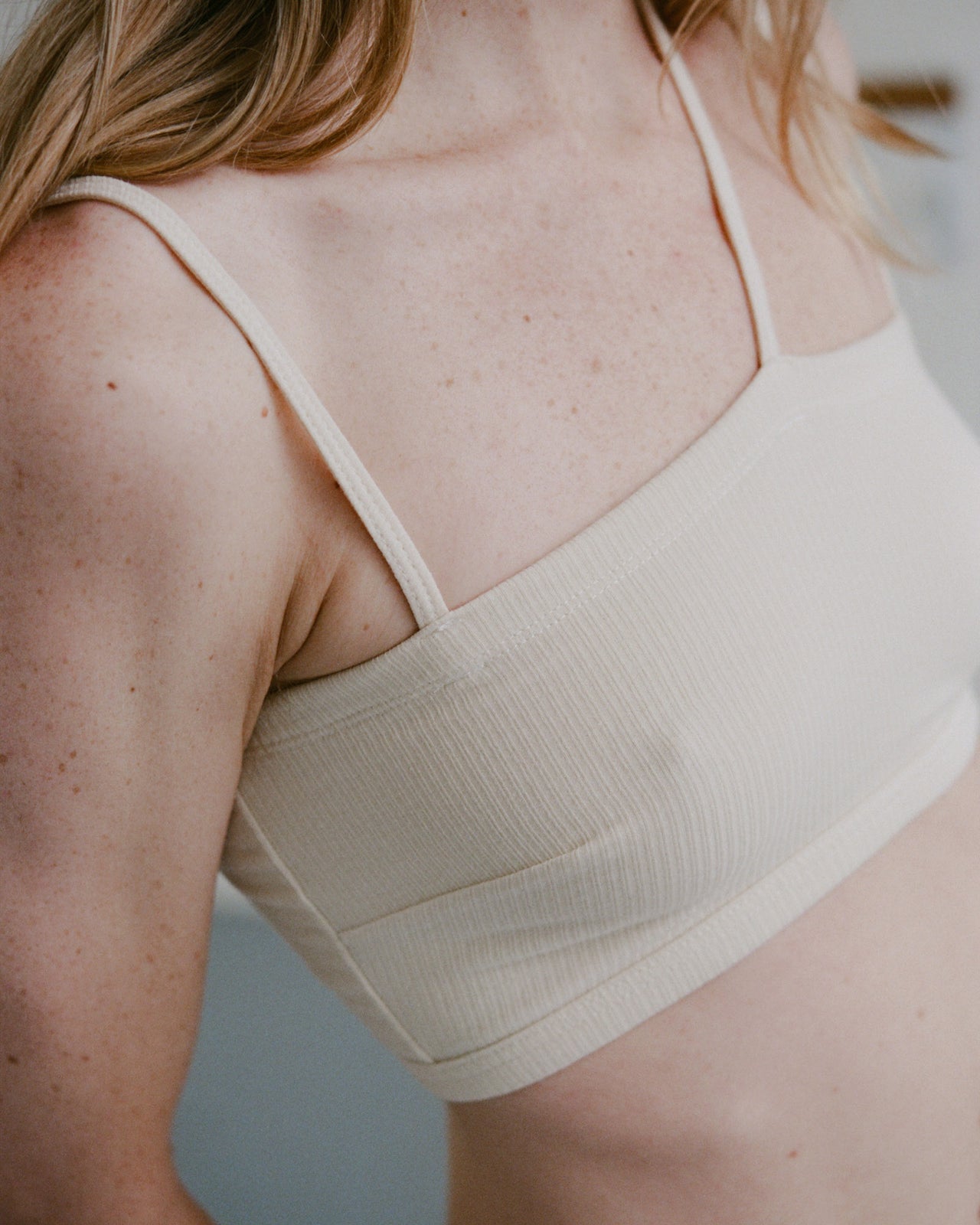 Nida Bra - Cotton Rib - Off White