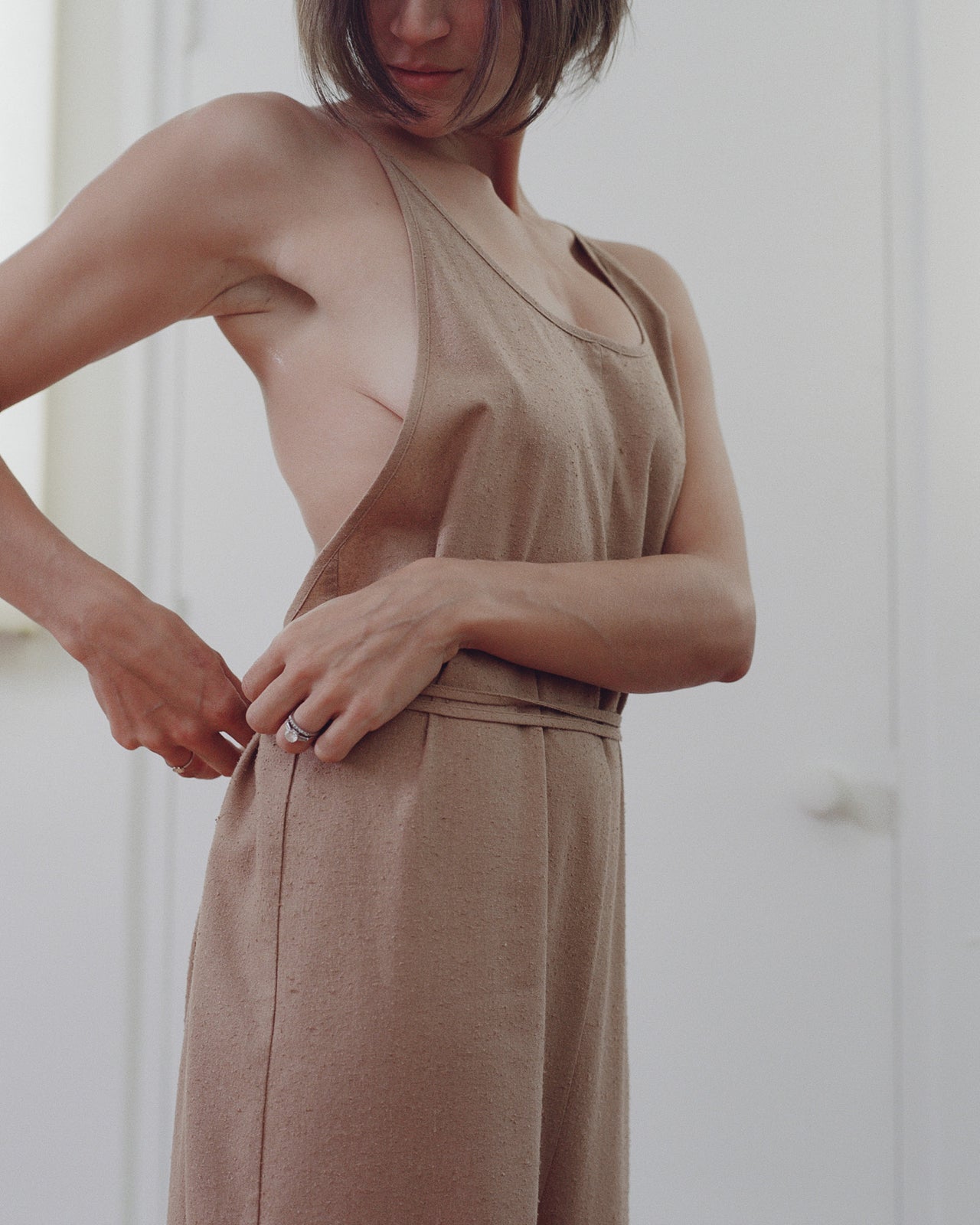 Otay Jumpsuit - Wild Silk - Bath Brown