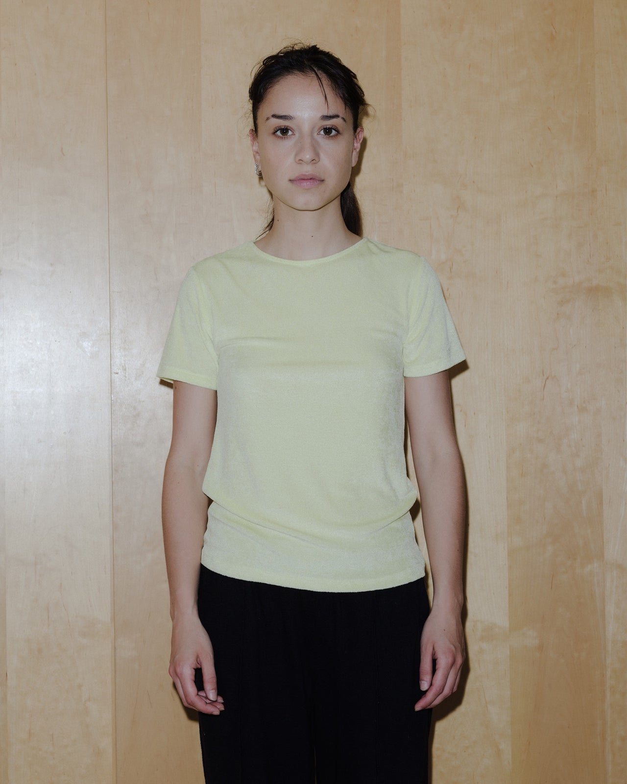 Omo Tee Shirt  - Velours - Lime