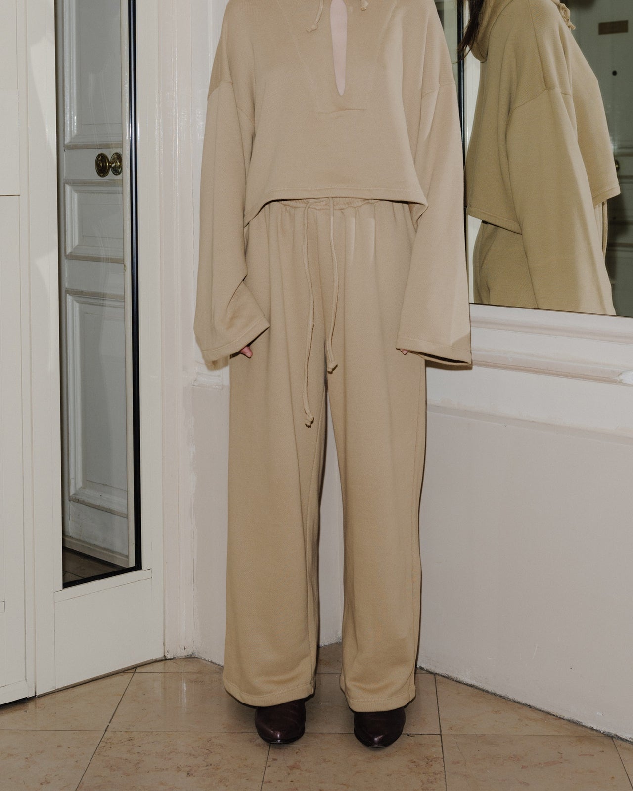 Ordu Sweat Pants - Regenerative Fleece - Beige