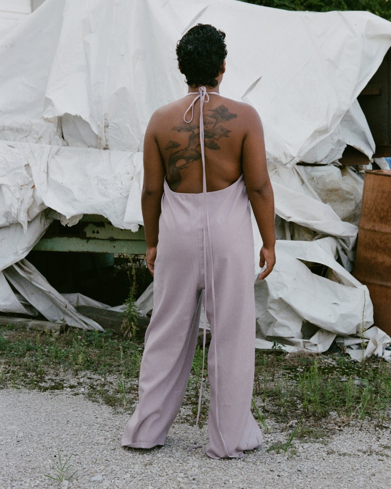 Otay Jumpsuit - Wild Silk - Vegetal Dye - Nimbus - SU23