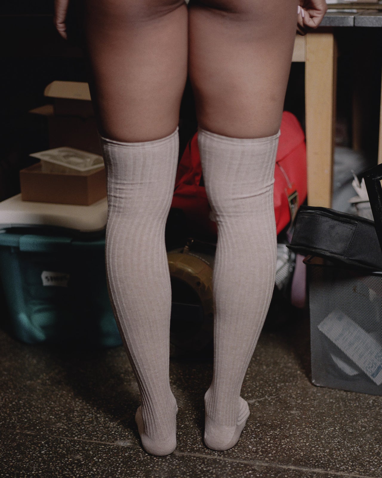 Overknee Socks - Cotton Rib - Haptic