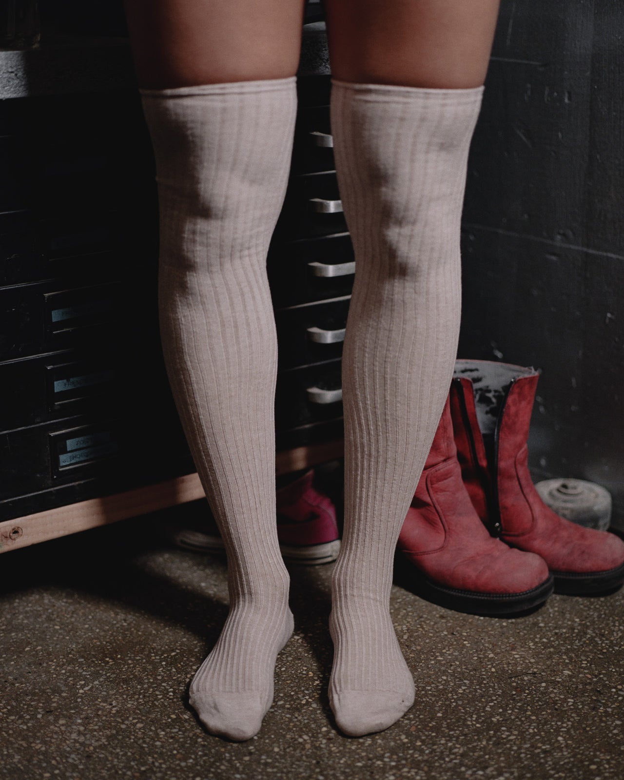 Overknee Socks - Cotton Rib - Haptic