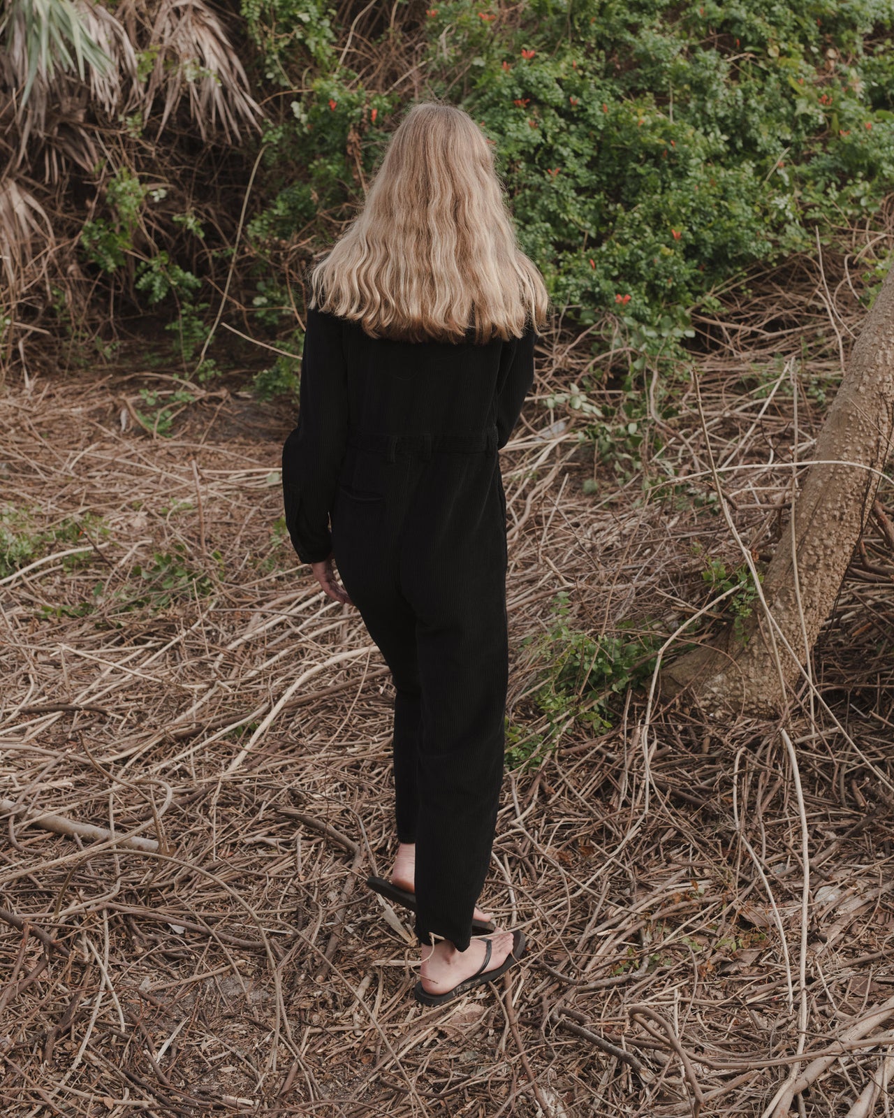 Pete Jumpsuit - Corduroy - Black - WT21