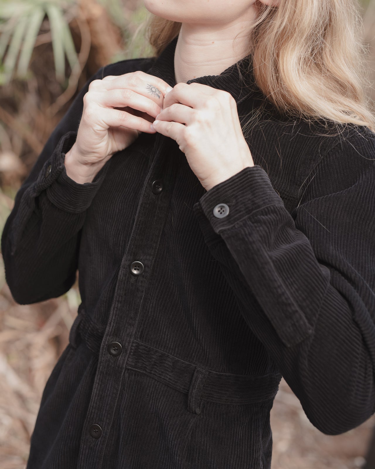 Pete Jumpsuit - Corduroy - Black - WT21