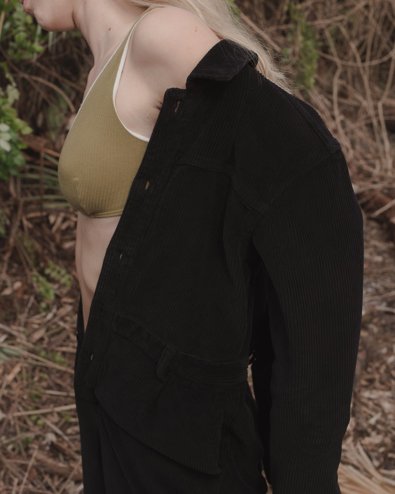 Pete Jumpsuit - Corduroy - Black - WT21