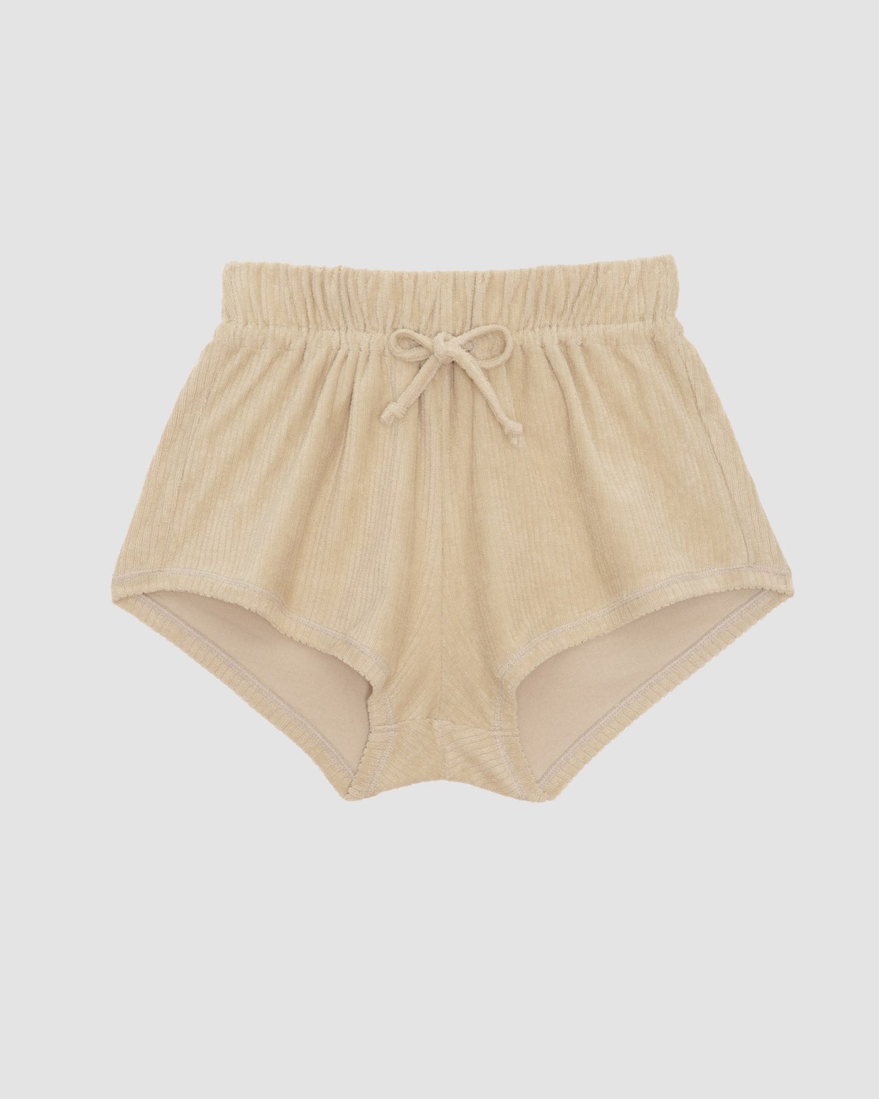 Pose Shorts - Organic Cotton Terry - Beige