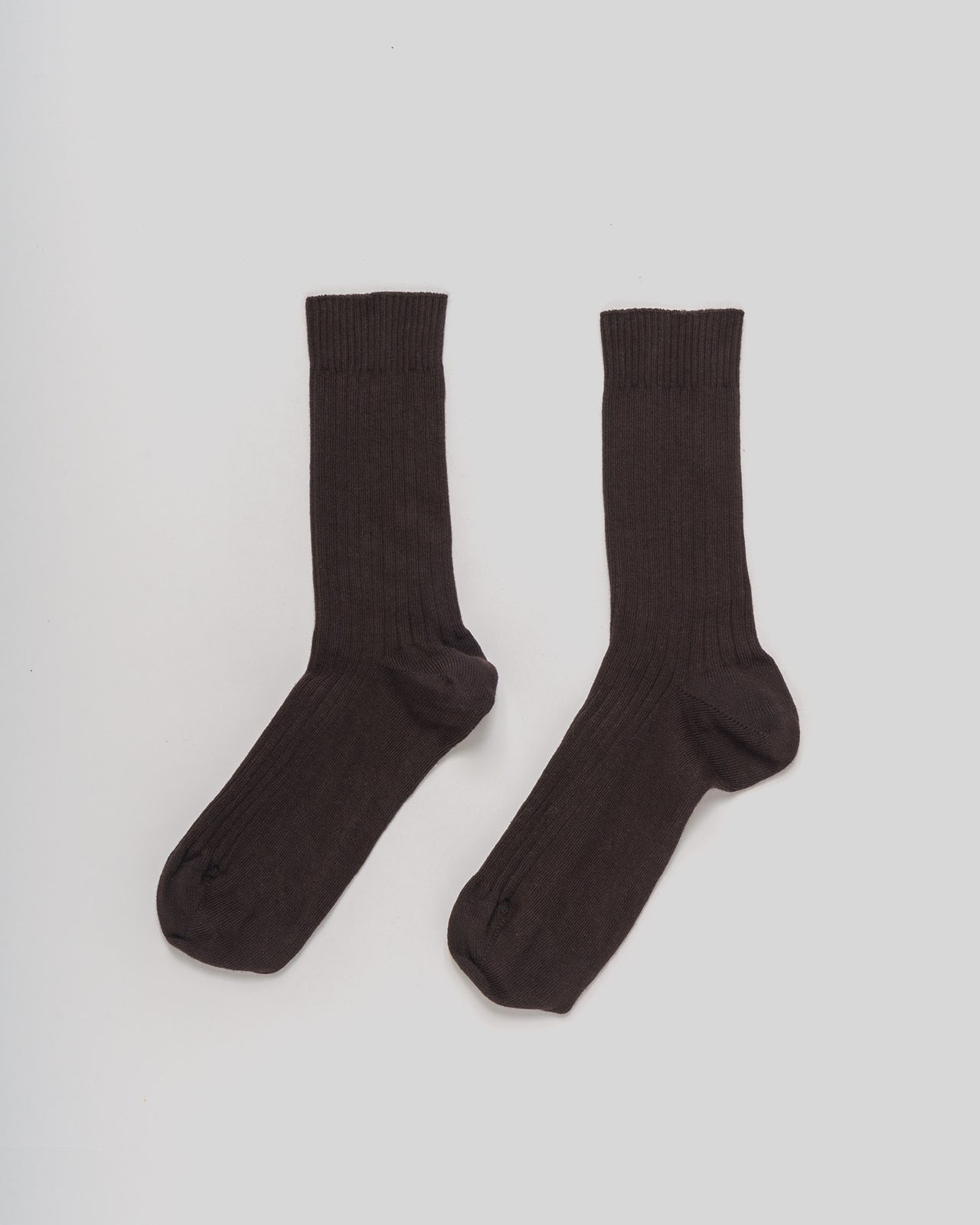Rib Overankle Socks - Cotton Rib - Tactile