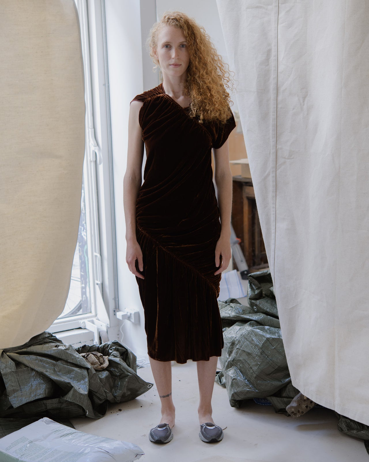 Rossia Dress - Velvet Silk - Ocular - SP23