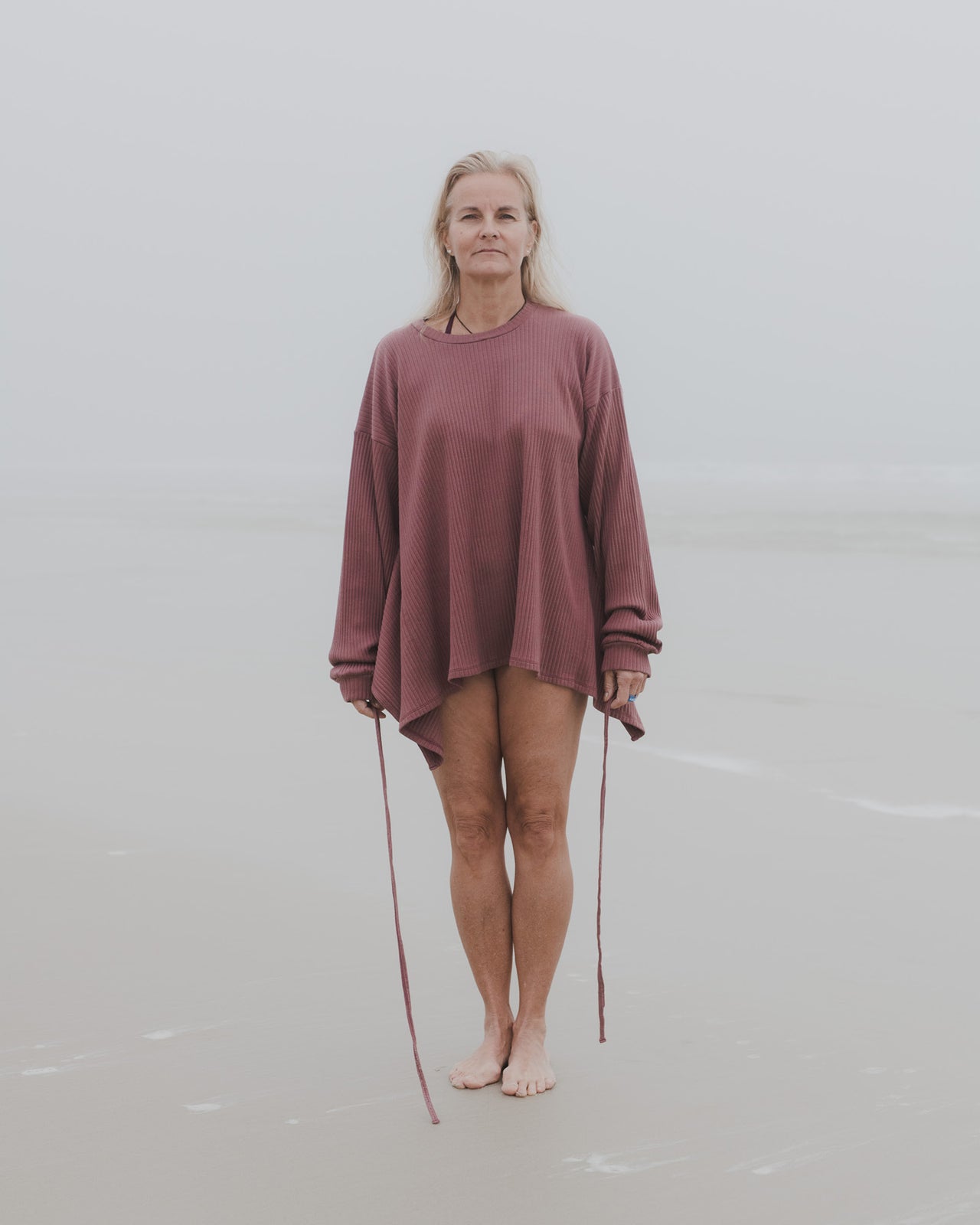 Shaw Long Sleeve - Rib Fleece - Cuka Brown - WT21