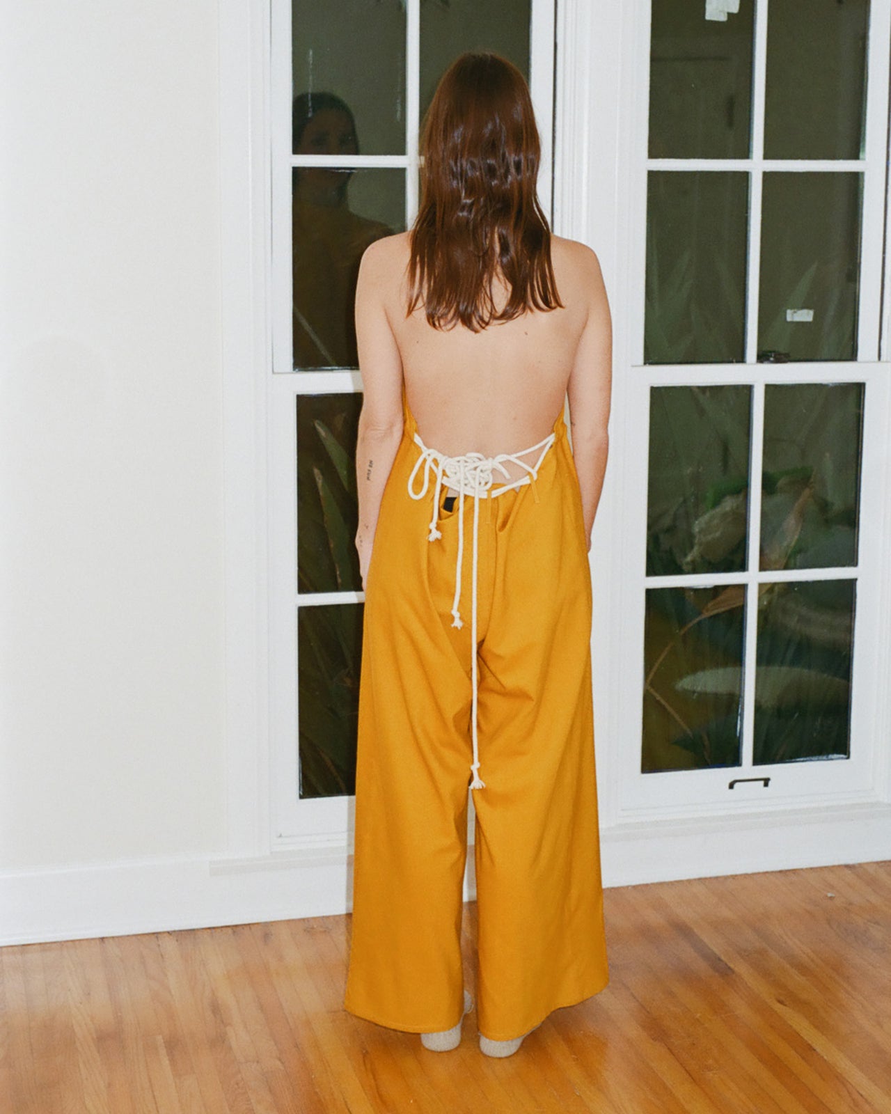 Shore Jumpsuit - Wild Silk/Wool - Fout Orange - AU21