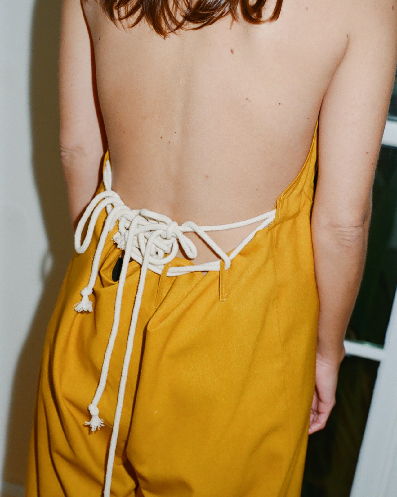 Shore Jumpsuit - Wild Silk/Wool - Fout Orange - AU21