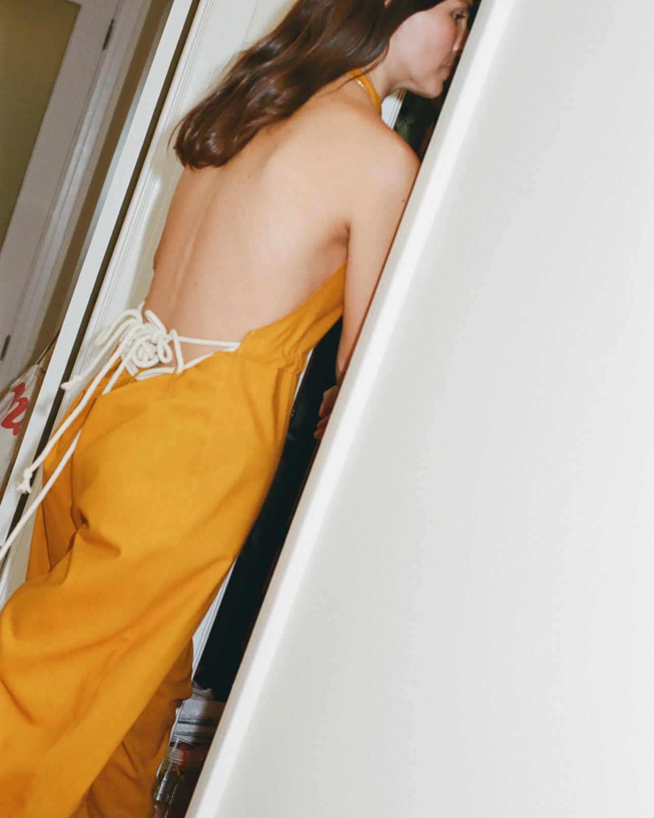 Shore Jumpsuit - Wild Silk/Wool - Fout Orange - AU21