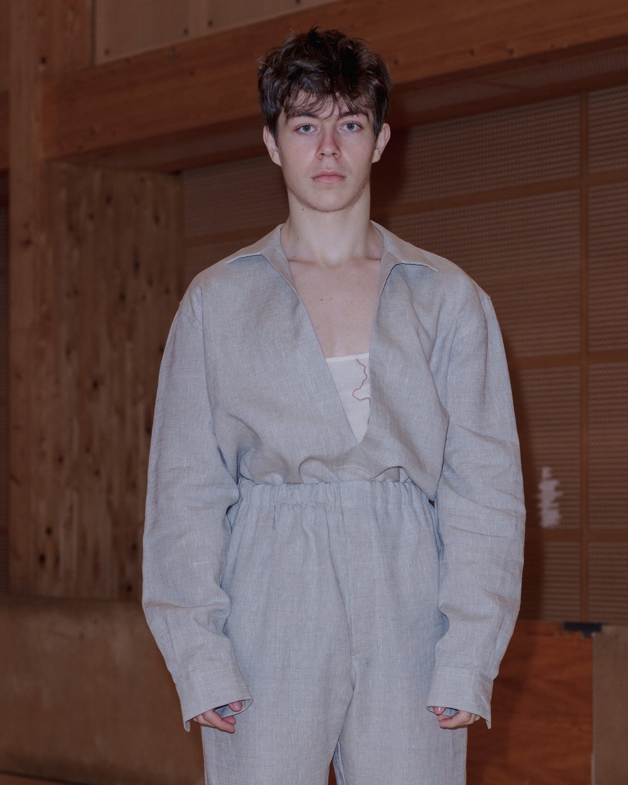 Sandvig Shirt - Linen - Undyed - AU23