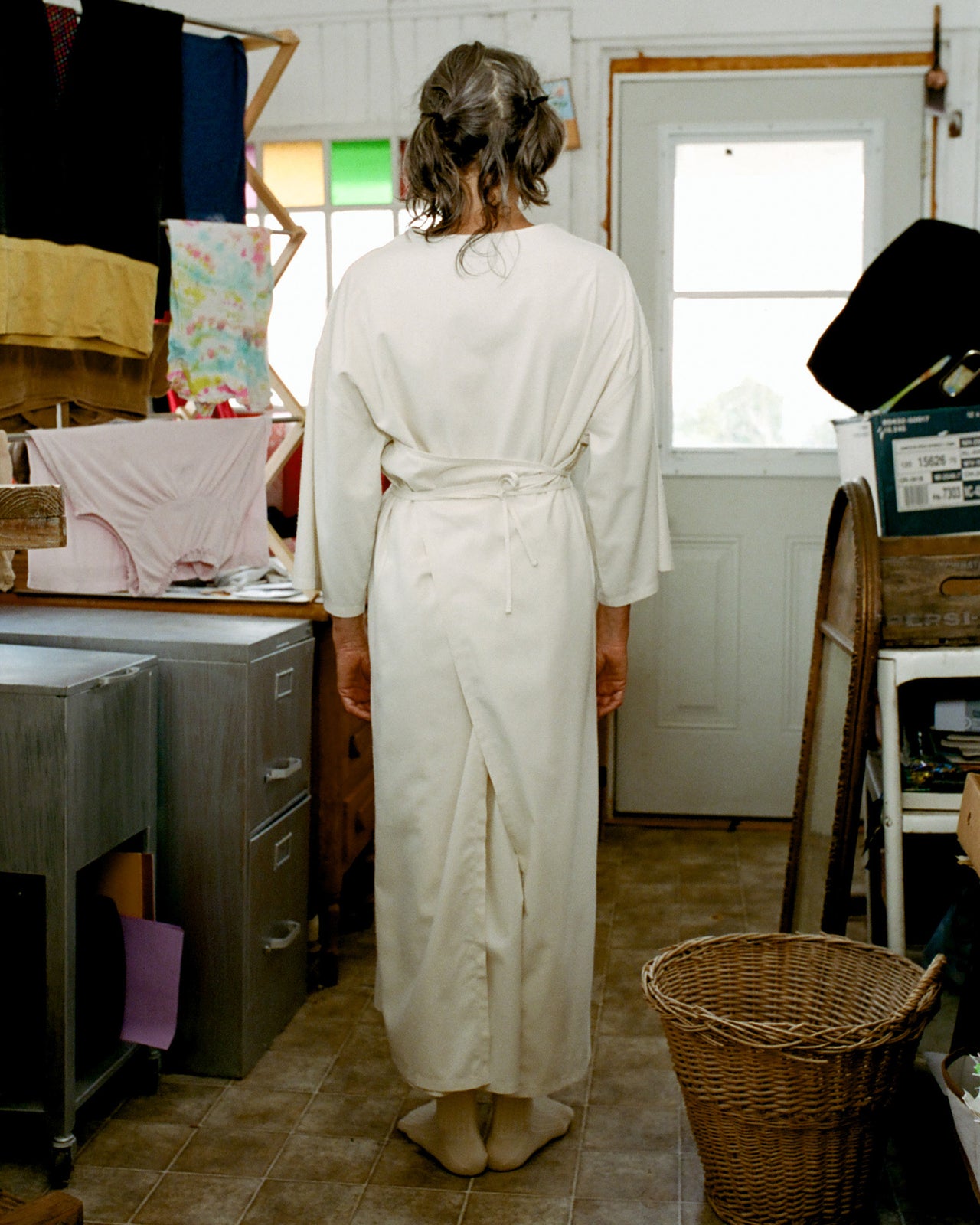 Shaw Silk Dress - Wild Silk - Undyed - SU22