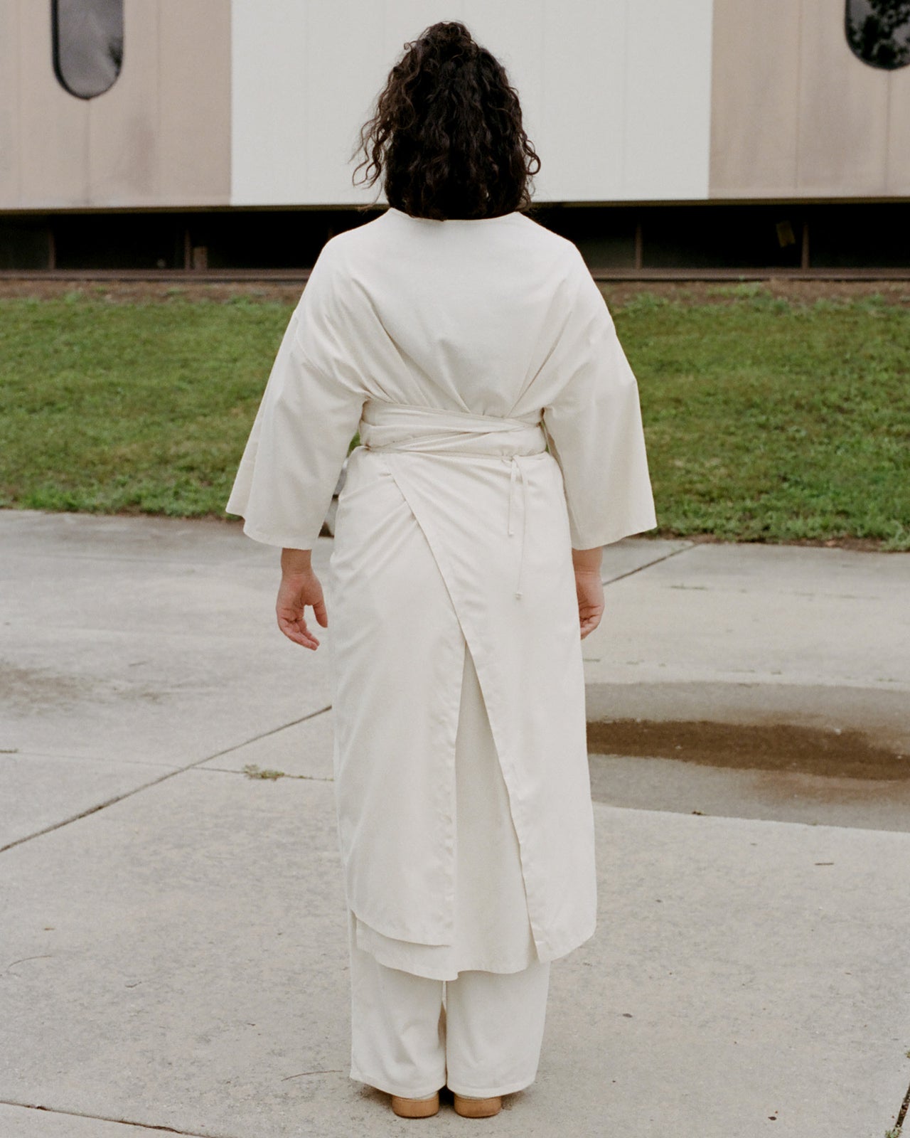 Shaw Silk Dress - Wild Silk - Undyed - SU22