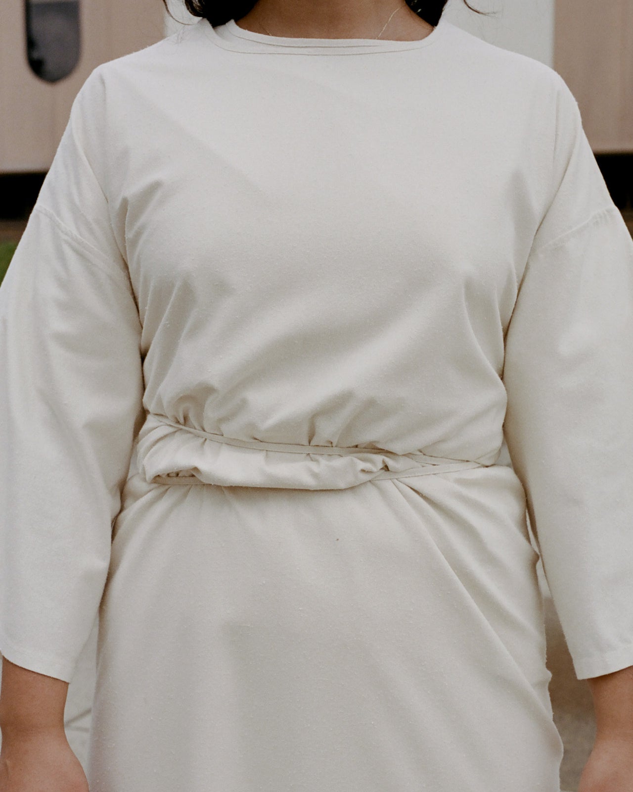 Shaw Silk Dress - Wild Silk - Undyed - SU22