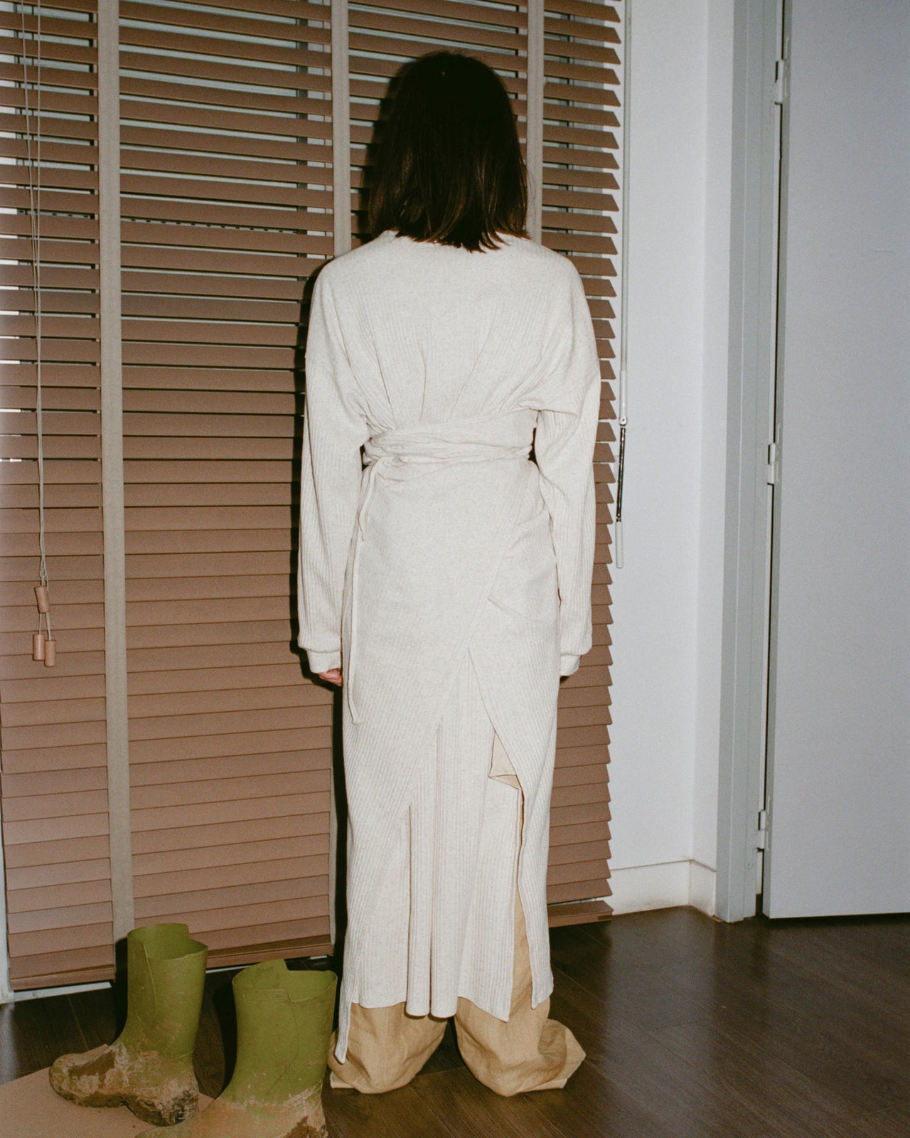 Shaw Kaftan - Cotton Hemp - Ecru Melange - WT22