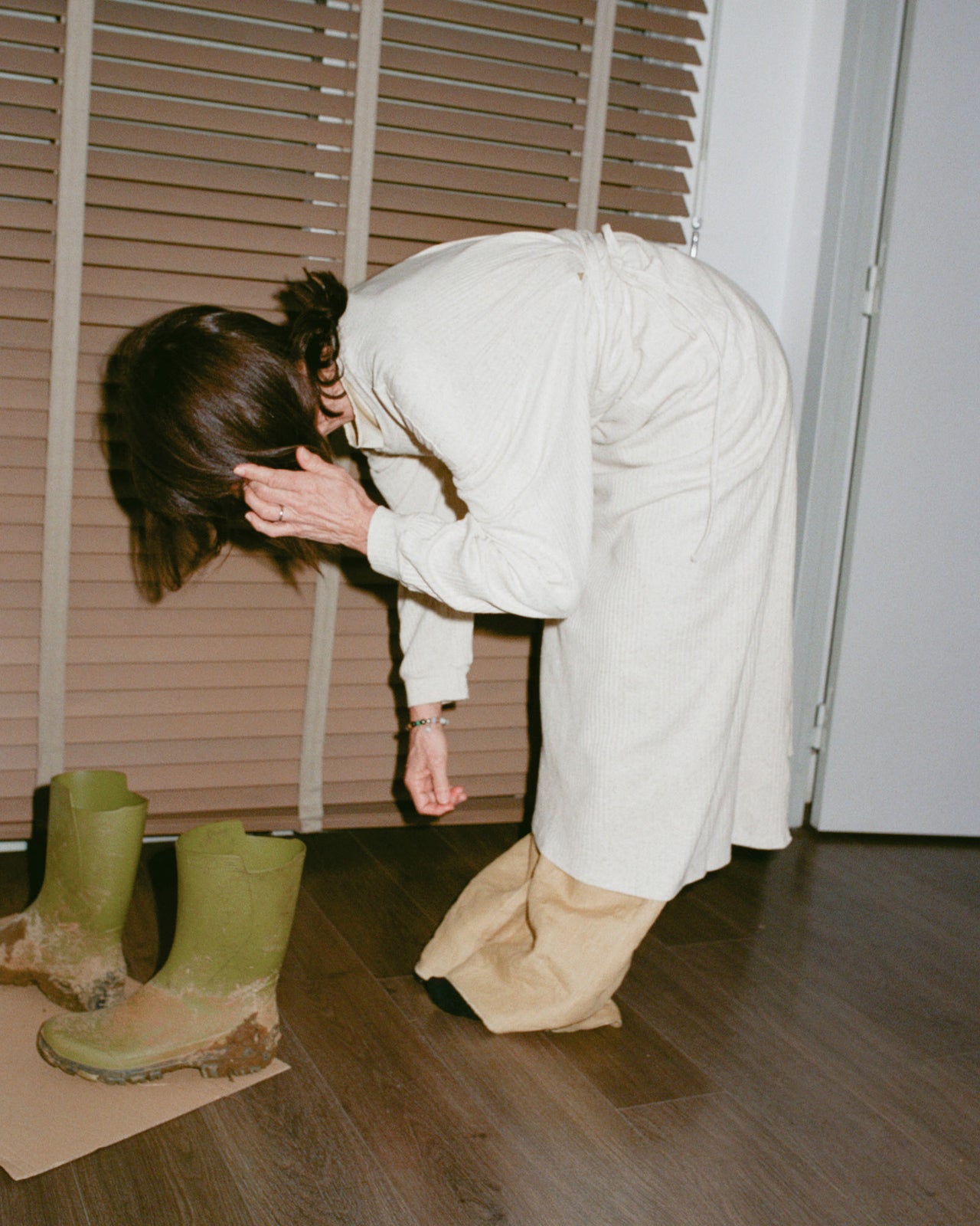 Shaw Kaftan - Cotton Hemp - Ecru Melange - WT22