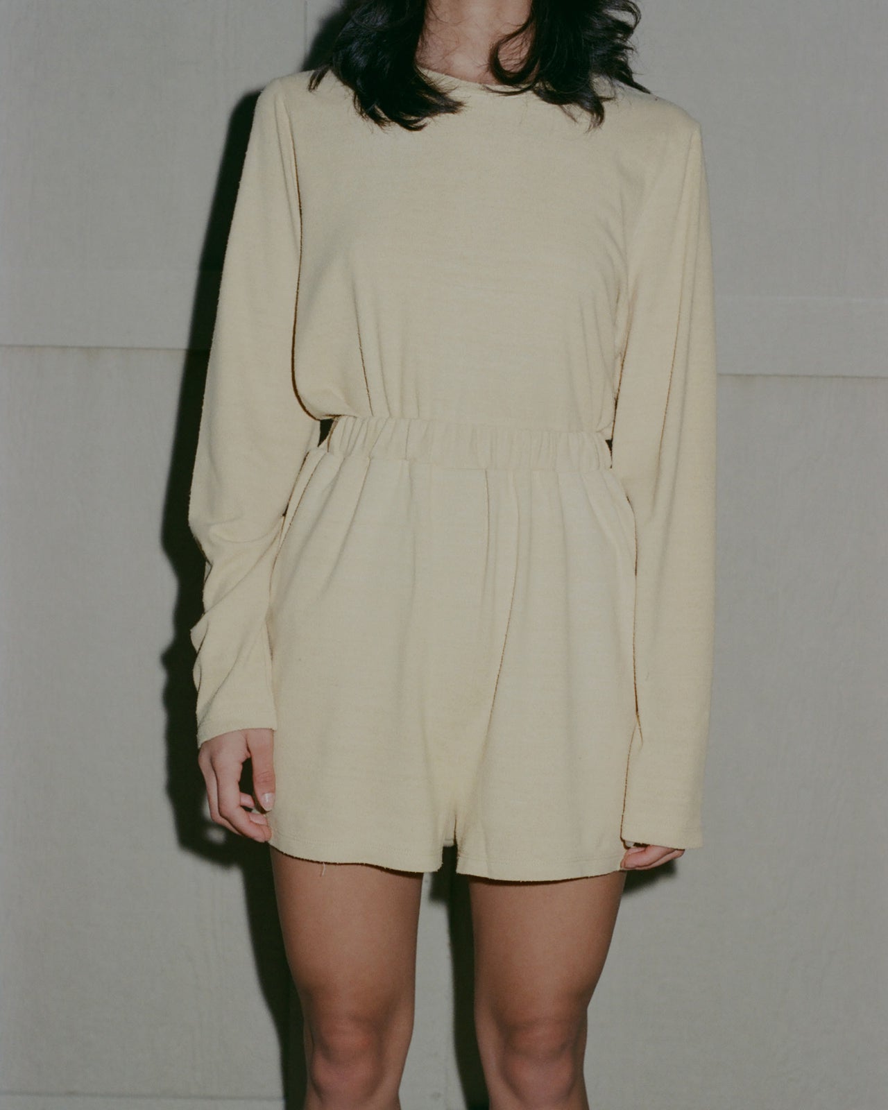 Silk Long Sleeve Tee - Wild Silk Jersey - Oak Yellow