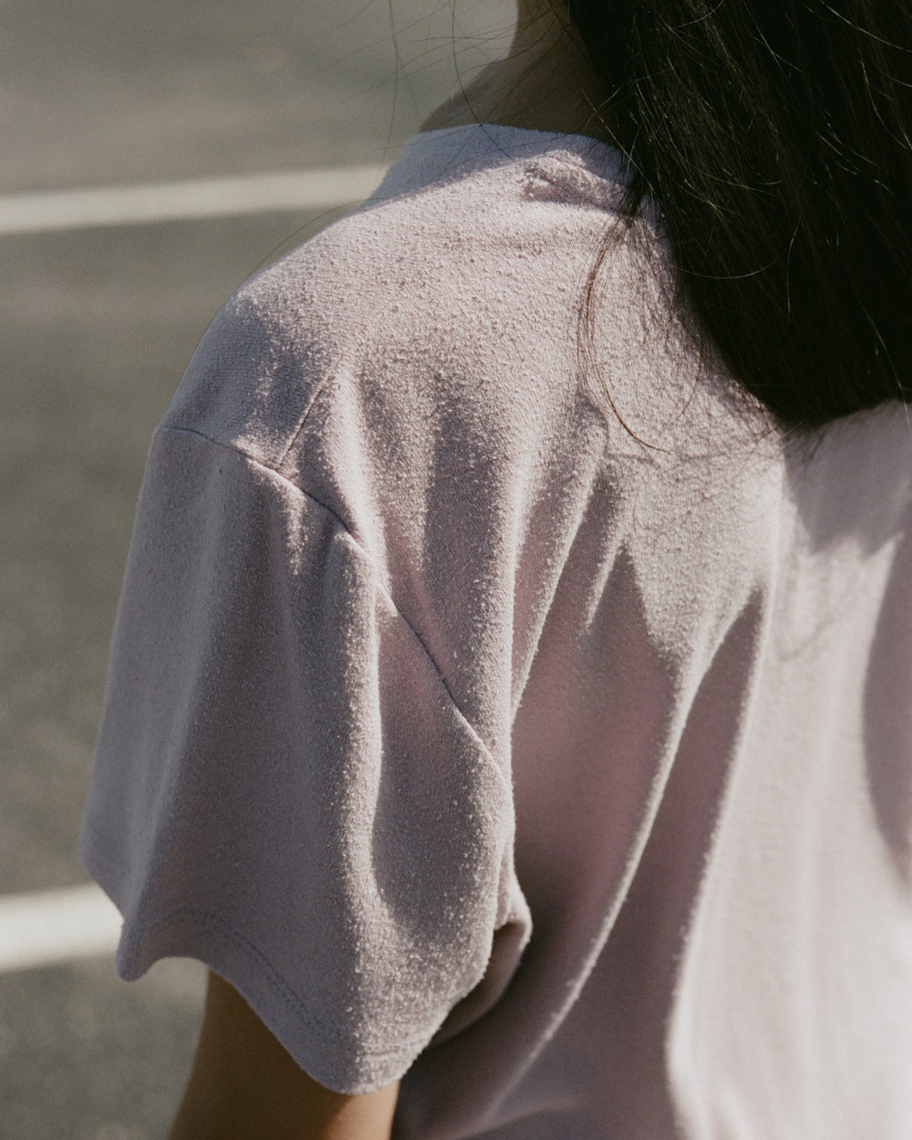 Silk Tee - Wild Silk Jersey - Vegetal Dye - Nimbus - SU23