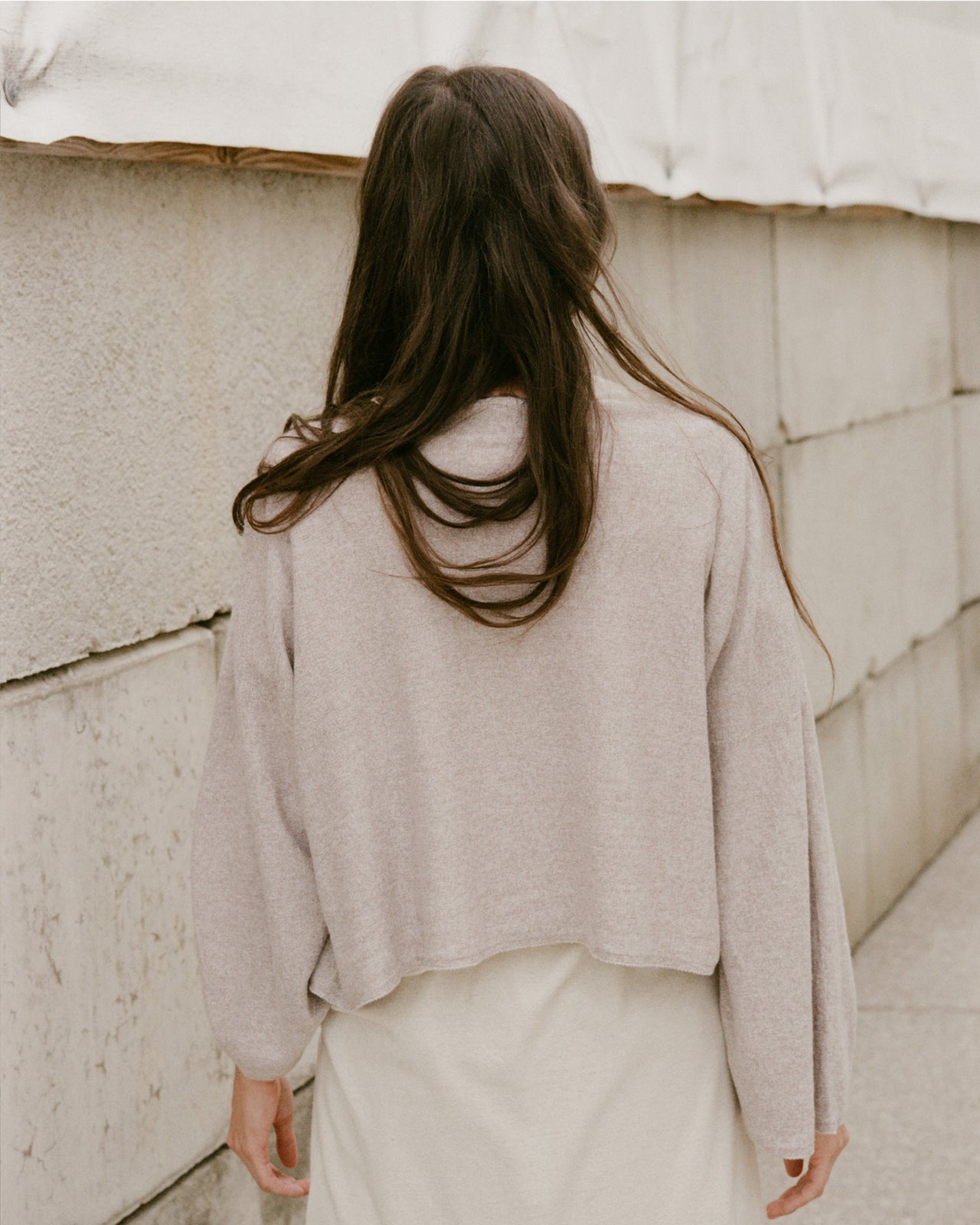 Square Sweater - Linen Mix - Undyed - SU23