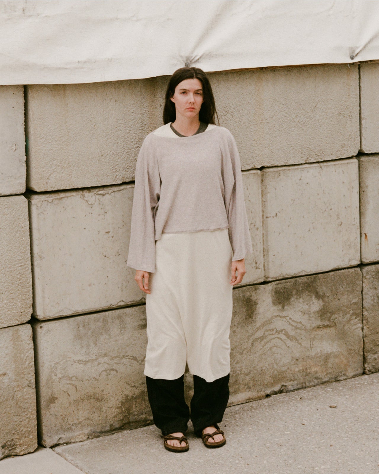 Square Sweater - Linen Mix - Undyed - SU23