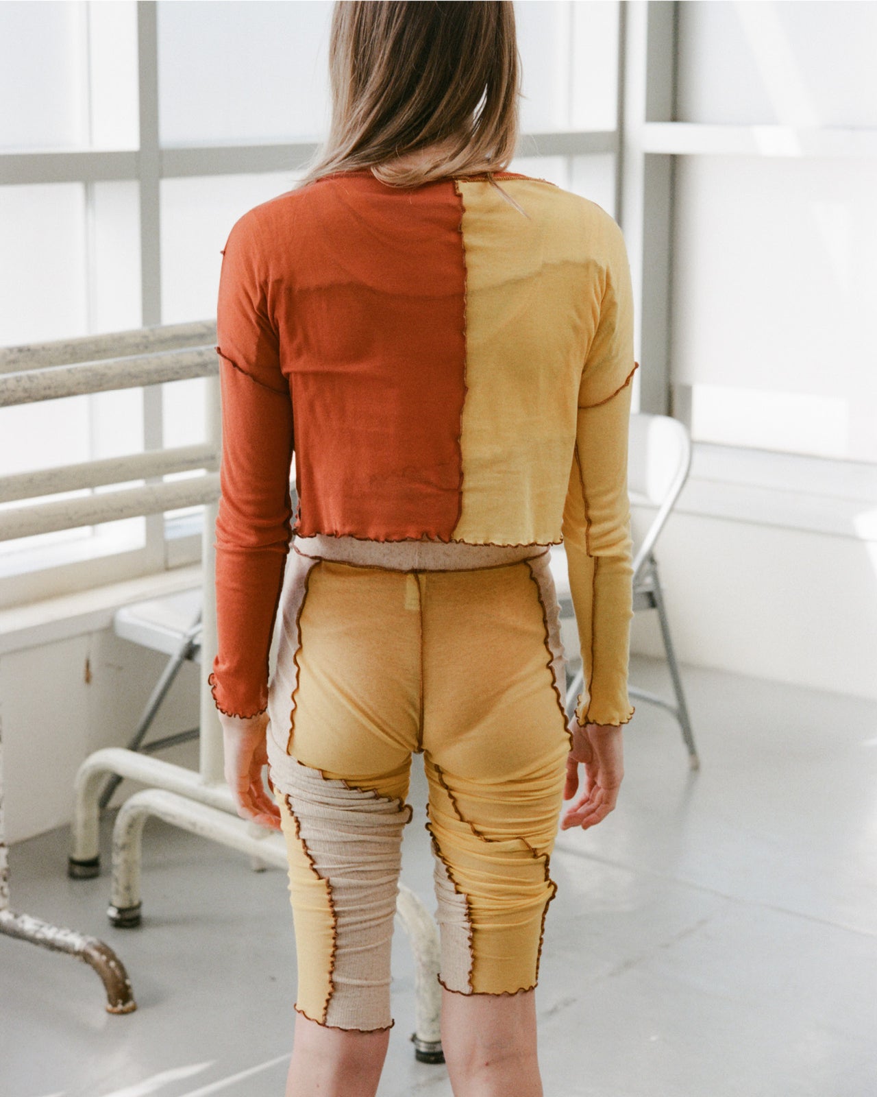 Sun Legging - Cotton Gaze - Undyed/Sun Yellow - SU23