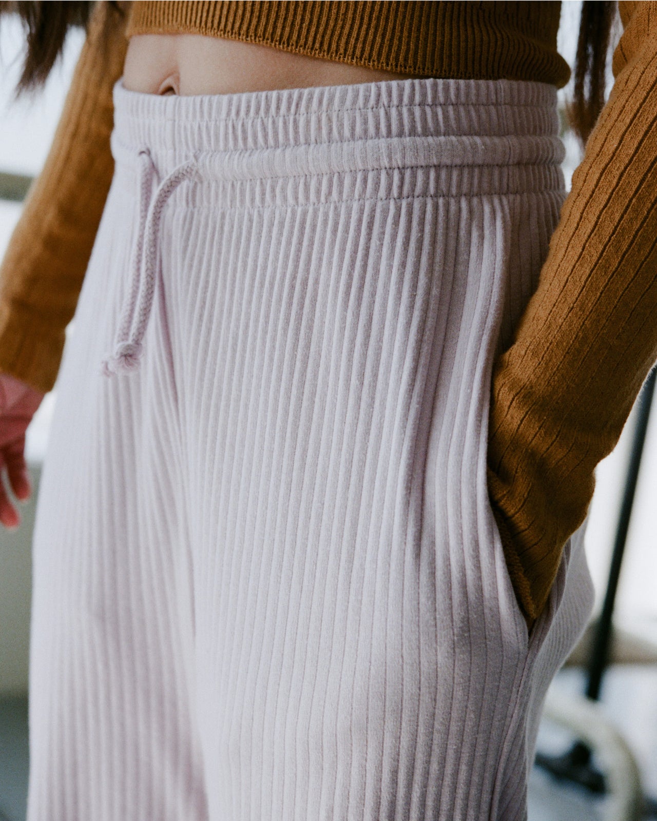 Sweat Pants - Hemp Rib - Su Purple - SU23