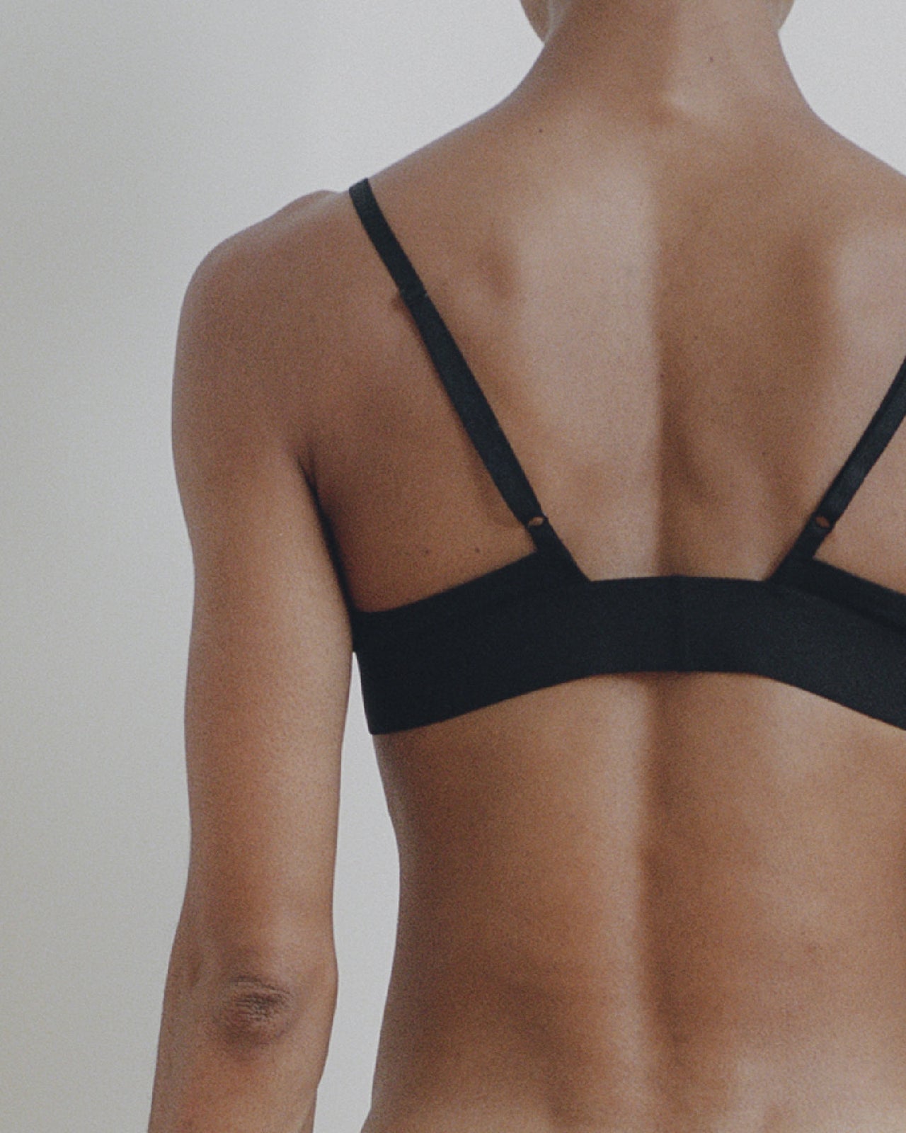 Triangle Bra - Bamboo Jersey - Black