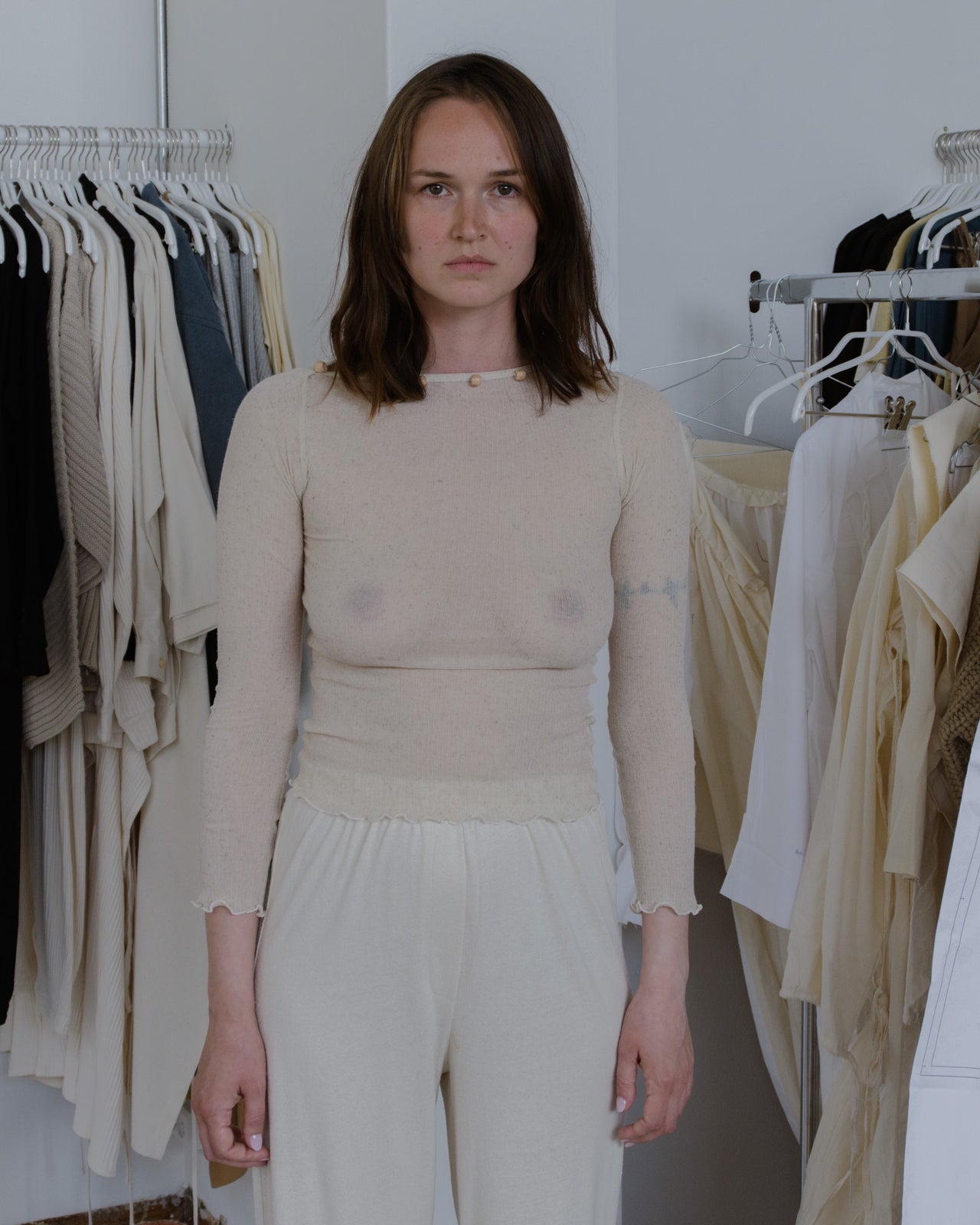 Tav Longsleeve - Cotton Hemp Rib - Undyed - SP23