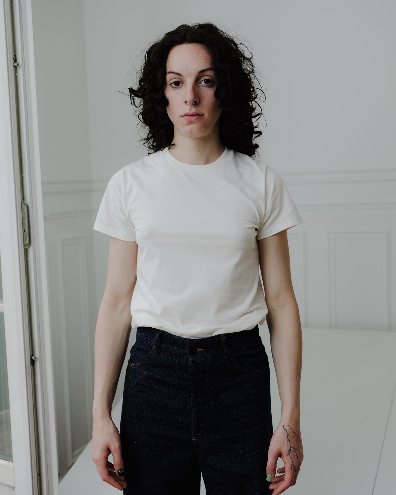 Tee Shirt - Regenerative Cotton Jersey - Undyed
