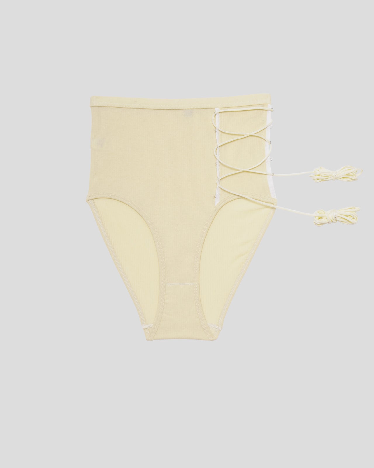 Tie Pants - Organic Cotton Rib - Undyed - WT22